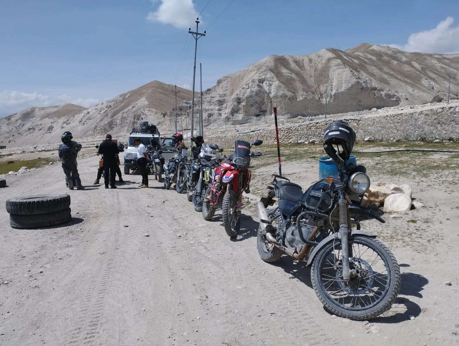 Halte sur les hauts plateaux du Mustang
